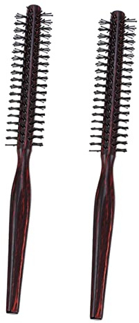 CALLARON 2piezas Peine De Madera De Peral Para Cabello Rizado Cepillo De Peluquero Mango De Madera Para Peinar Mechones Rizados y Cuidados Del Cabello