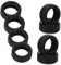 PERSELOSO 8pcs Replacement Tire Skin Accessories for Scale Car Models Easy Install Wheel for Boys and Girls Toy Cars Realism and Performance