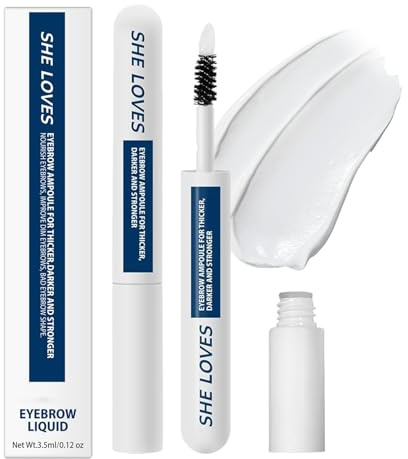 EHIOG Siero Sopracciglia Crescita e Densità, Rinforzante e Allungante, Siero Ciglia Allungante per Sopracciglia Sottili, 3.5ml