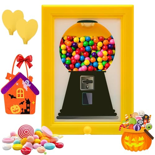 Portafoto con Dispenser di Caramelle, Pratica Cornice per Caramelle, Cornice da Parete con Dispenser di Caramelle, Portafoto con Dispenser di Caramelle per Tavolo, Bancone, Casa, Cucina, Compleanno