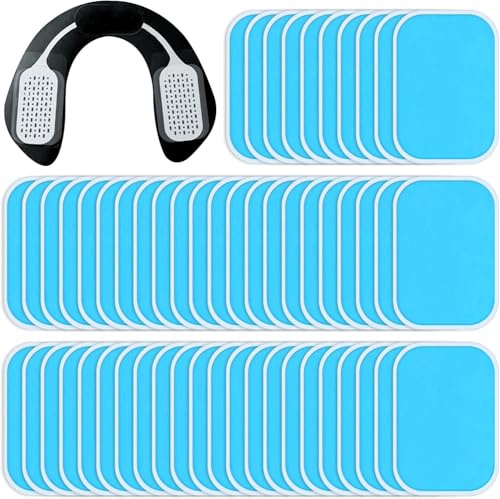 Frogetu 60 Stück EMS Gel Pad,EMS Pads für Trainer Bauchtrainer Elektrische Muskelstimulation,Bauchmuskeltrainer Gerät Muskelstimulator Gelpads,Bauchmuskeltrainer Gel Pads Abs Trainer Ersatz Gel Pads