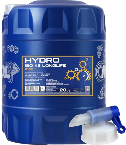 EISENFELS Le kit contient 20 litres d'huile hydraulique HYDRO ISO 46 Longlife + robinet d'écoulement inclus