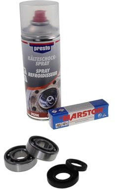 Kurbelwellenlagersatzset mit Dichtmasse und Kältespray