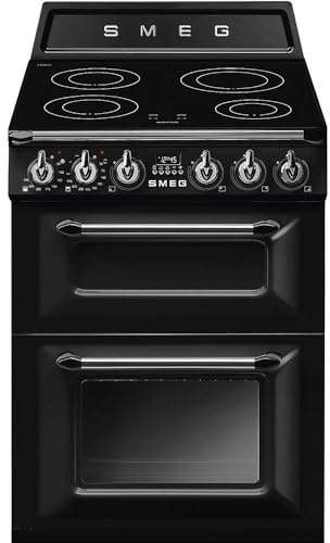 Cocina Inducción SMEG TR62IBL2 Negro 60cm 4f
