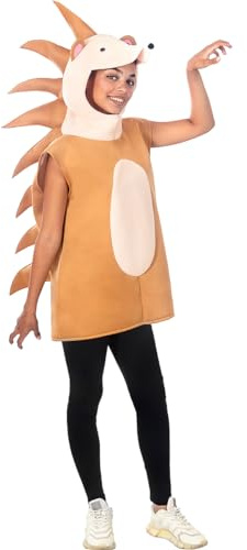 Funidelia | Déguisement hérisson pour femme et homme Animaux - Déguisement pour Adultes et accessoires pour Halloween, carnaval et fêtes. - Taille L - XL - Marron