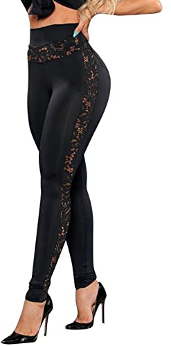 Pantalon Leopard Femme, Femme avec Poche Haut Femme Haut Sport Femme Legging Taille Haute Femme Leggings Push Up Tenue Militaire Legging Coton Femme Legging Yoga Femme