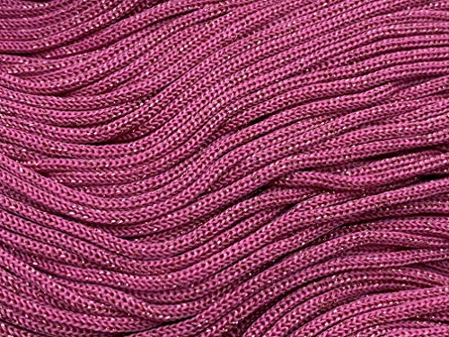 filati italiani cordini laminati Swan Glitter 500g - 450 metri per borse handmade e molto altro ancora (fuxia/lux, THAI GLITTER)