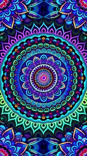 ZHUMUTO Diamond Painting Erwachsene Groß XXL 40x70cm Mandala | 15,7x27,5 zoll 5D Diamant Painting Bilder Full Drill DIY Set mit 2 Werkzeugsets, Diamant Malerei Boho Wanddeko Geschenk