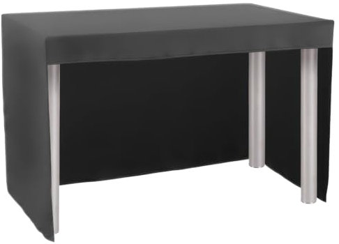 Gastro Uzal Tischhusse Konferenzhusse Berlin einseitig offen (Anthrazit, 70 x 140 cm)