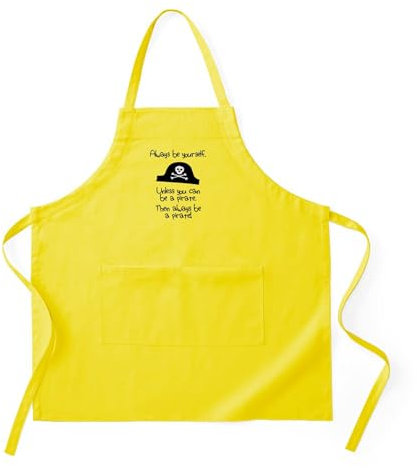 CafePress Always Be Yourself, Unless You Can Be A Pirate Apr Kitchen Apron with Pockets