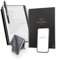 Rocketbook New Core wiederverwendbares Spiralbuch, Executive-Größe, 15,2 x 22,4 cm, schwarz – linierte Seiten, App-verbunden, löschbar, robuster Einband, ideal für Schule, Arbeit und kreative Projekte