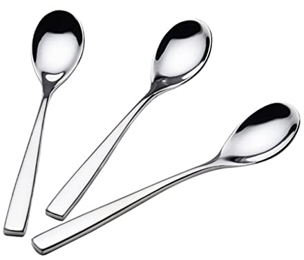 OFFSCH Cucharillas Doradas Para Café Postre Sopa Cucharadas Inoxidable Antioxidante Duradera y Saludable