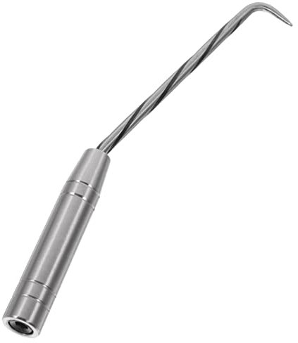 NUOBESTY Crochet d'armature acier clôture béton outil crochets attache de fil d'armature fil d'attache de barre d'armature pince à torsader les fils Silver