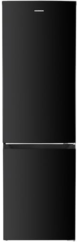 HEINNER HCNF-HM253BKE++ – 253 L Kühl-Gefrier-Kombination - Total No Frost - Energieklasse E - Edelstahloptik - LED-Innenbeleuchtung, 5 Jahre Garantie (Zwart)