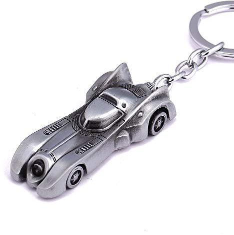 Générique Porte-clés en Métal Batmobile Véhicule Voiture Miniature Super Héros - 6 cm