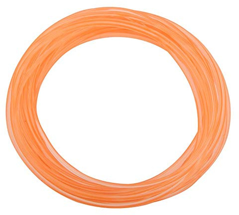 Wifehelper Polyurethan Rundriemen, Glatte Oberfläche Hochleistungs-PU-Antriebsriemen Urethan-Rundriemen für Antriebsübertragung Orange(3mm*10m)