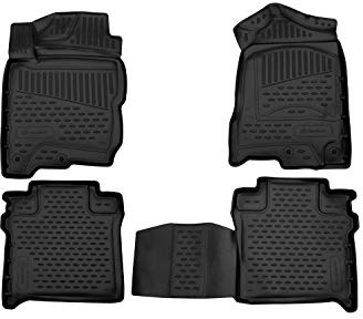 Element Passgenaue 3D Fussmatten Designed für Nissan Titan XD Crew Cab, 2016-2018, 4tlg.