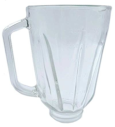 ELECTROTODO Jarra De Vidrio compatible con Batidora Vaso Hamilton Beach