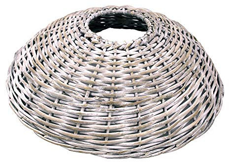 artplants.de Cesta para árbol de Navidad Jericho de ratán, Blanco Cal, 18cm, Ø62cm - Soporte para Abeto