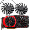DOTODO 95 mm PLD10010S12HH 4PIN GPU Grafikkarten-Kühler Ersatz für MSI GTX 960 GTX980Ti Gaming GTX 950 GTX 1060 RX 470 Gaming X Grafikkartenventilator