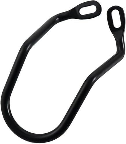 Schwarz, 150 mm, Schaltwerkschutz, Stahl-Fahrrad-Schaltwerkschutz, langlebiger Fahrrad-Schaltwerk-Aufhänger, Schaltwerk-Schutz, Kettenstrebenschutz, Hinterradumwerfer