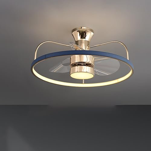 NEOFEN Low Profile Ceiling Fans with Lights and Remote, Ceiling Fan Flush Mount, Smart Bladeless LED Fan Light, Modern Ceiling Fans Lights for Bedroom