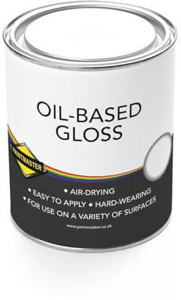 Paintmaster Oil-Based Gloss Paint: Durable & High-Shine for Wood and Metal (Oil-Based Gloss - Dark Green, 1L)