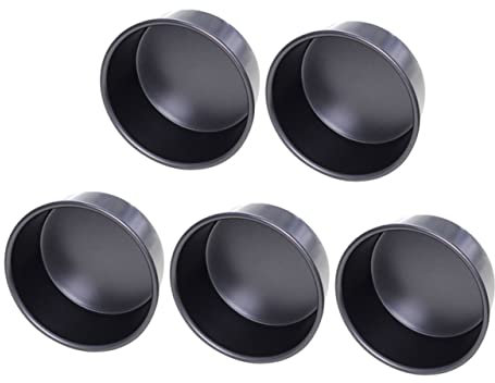 LABRIMP 5pièces Moule à Gâteau Rond Antiadhésif Aluminium Pour Pâtisserie Et Cuisson Au Four Résistant Aux Hautes Températures Et Facile à Démouler