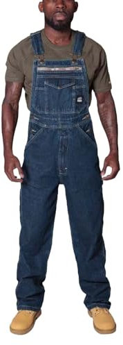 Rrongwn Latzhose Herren Jeans 90Er Jeanslatzhose Lang Große Größe Overalls Regular Fit Hose Männer Locker Lang Denim-Jumpsuit Outdoor Arbeitslatzhose Loose Arbeitshose Jeanshose Cargohose