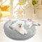 Bcuuozeeing Orthopädisches Hundebett, Orthopädisches Hundebett Mittelgroße Hunde, Hundebett Waschbar, Dog Bed 60cm Superweich Katzenbett mit Rutschfester Unterseite, Geeignet für Katzen Hunde