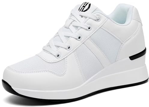 GURGER Zapatillas de Cuña para Mujer, Tacón de Cuña de 6 CM