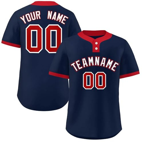 Personalisiert Trikot Custom Football Jersey für Herren Damen Jugend Vorschule Personalized Stitched/Printed Team Name & Number Sporthemden Schnelltrocknend Atmungsaktiv Kurzärmelig
