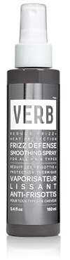 VERB Frizz Defense Smoothing Spray, 5.4 fl oz – Anti-Frizz Shield + Heat Protection for Sleek Blowouts – No Parabens, Gluten, or Harmful Sulfates – All Hair Types