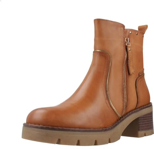 Carmela - Botín Mujer Camel - Calzado Cómodo y Versátil - Moda casual - Modelo 16257003 (Talla 37)