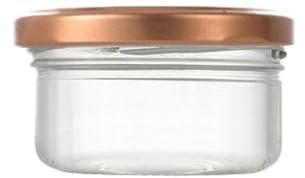 Polyvalent Bocaux à beurre, bocaux en verre for la cuisine, pots de confiture et miel Pratique(Orange)