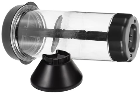 FELTECHELECTR Cedazo Semiautomático Pequeño de Plástico Negro para Cocina Profesional, Fácil de Usar y Resistente al Desgaste, Adecuado para Tamizar Cacao y Otros Ingredientes en Reutilizable