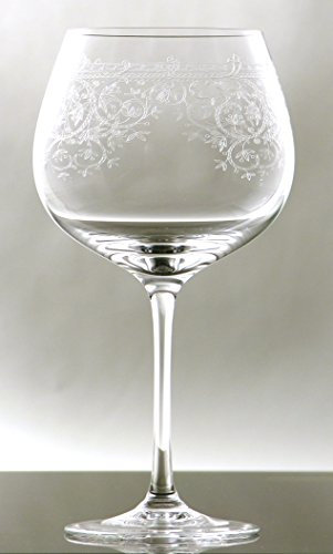 6 unidades Lucca Rojo Vino Copas Vidrio