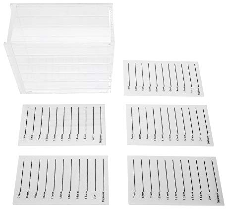 Wimpern Aufbewahrungsbox, 5 Schichten Falsche Wimpern Organizer Fall Kunststoff Make-up Aufbewahrungsbox Pfropfen Wimperns Palettenhalter