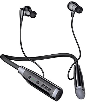 LAMA Cuffie Sportive Bluetooth, Auricolari In-Ear Bluetooth 5.0 con Bassi Potenti, Voce, 3D Blance, Cuffie Wireless Magnetiche IPX5 Impermeabili con Microfono per iPhone, Samsung, Xiaomi, Android