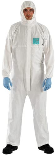 DSTOCK60 - Chemikalienschutzanzug Kategorie III - Schutzart 5-B/6-B - Einweg-Schutzkleidung - AlphaTec 2000 Ts Plus/Microgard 2000 Ts Plus-Modell 111- T.XL