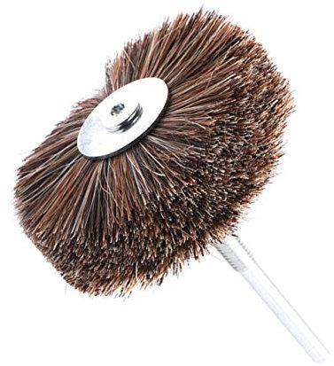 BomDog Roue de Polissage, Brosse Métallique Pour Perceuse, Brosse Métallique de Forage, Disque de Polissage, Meule de Cheveux, Brosse Métallique 2 Pièces