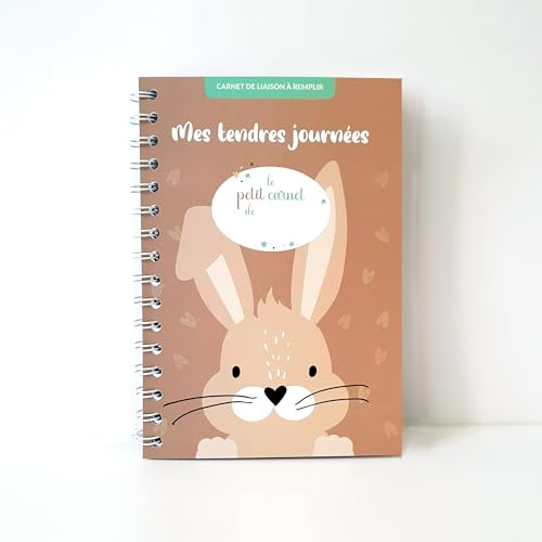 Carnet de liaison pour nounou ou crèche (Modèle Lapin)