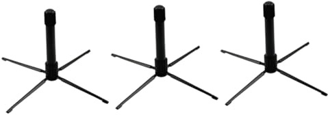 BESTonZON 3st Flötenständer Unterstützung Für Klarinettenständer Desktop-flötenregal Gerader Saxophonständer Flötenhalter Flöten-sammelständer Flötenregal Ausstellen Haushalt Zubehör Metall