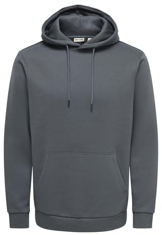 ONSCERES Hoodie Sweat NOOS, Grå kritstreck, XL