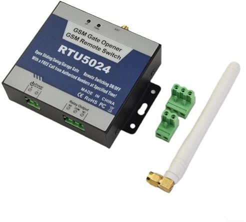 Yuanpgky Senders - Apriporta GSM, interruttore remoto GSM, apriporta con controllo GSM per cancelli, dissuasori, porte del garage, persiane e porte di accesso