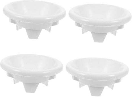 jojofuny urinalsieb - ABS Urinal Zubehör, 4 Stück Urinalzubehör Urinalsieb, Weiß - 7 x 7 x 3 cm