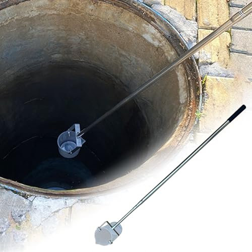 Portable Telescopic Water Sampler with Graduated Spoon, Lightweight Dipper for Efficient Liquid Collection in Ponds, Streams, and Pools