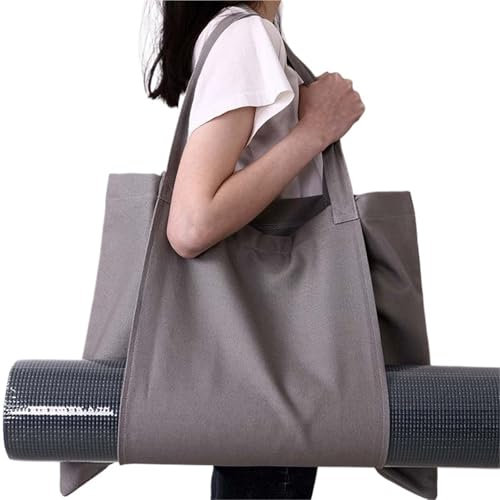 WXBCDS Yogatasche Multifunktionale Canvas-Yoga-Tasche, Turnmatten-Tasche, Yoga-Rucksack mit großem Fassungsvermögen, Pilates-Matten-Aufbewahrungstasche, Mattenträger(Color-12)