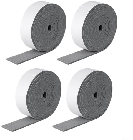 babominimer Strisce di vetro assorbenti per l'umidità, riutilizzabili in tessuto non tessuto adesivo assorbente per cucina, dimensioni personalizzabili 4 x 200 cm o 3 x 400 cm (4 x 200 cm)