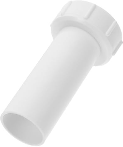 Tofficu White Pp Pipe Connector for Drainage Systems and Mop Pools, Leakproof Under Sink Pipe Converter and Sink Drain Hose Adapter, Versatile Plumbing Fitting for Efficient Water Flow